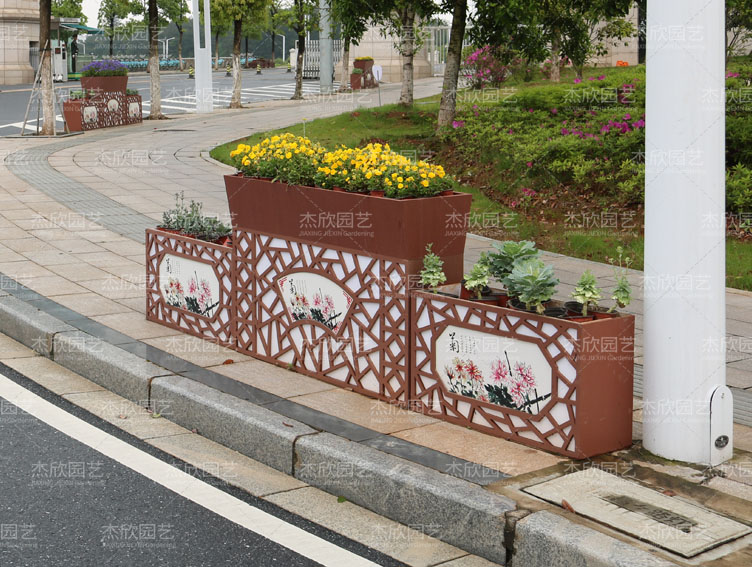 PVC組合花箱防撞嗎？