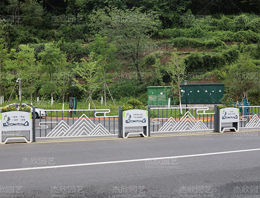 山水印象經(jīng)典花箱道路花箱不銹鋼花箱